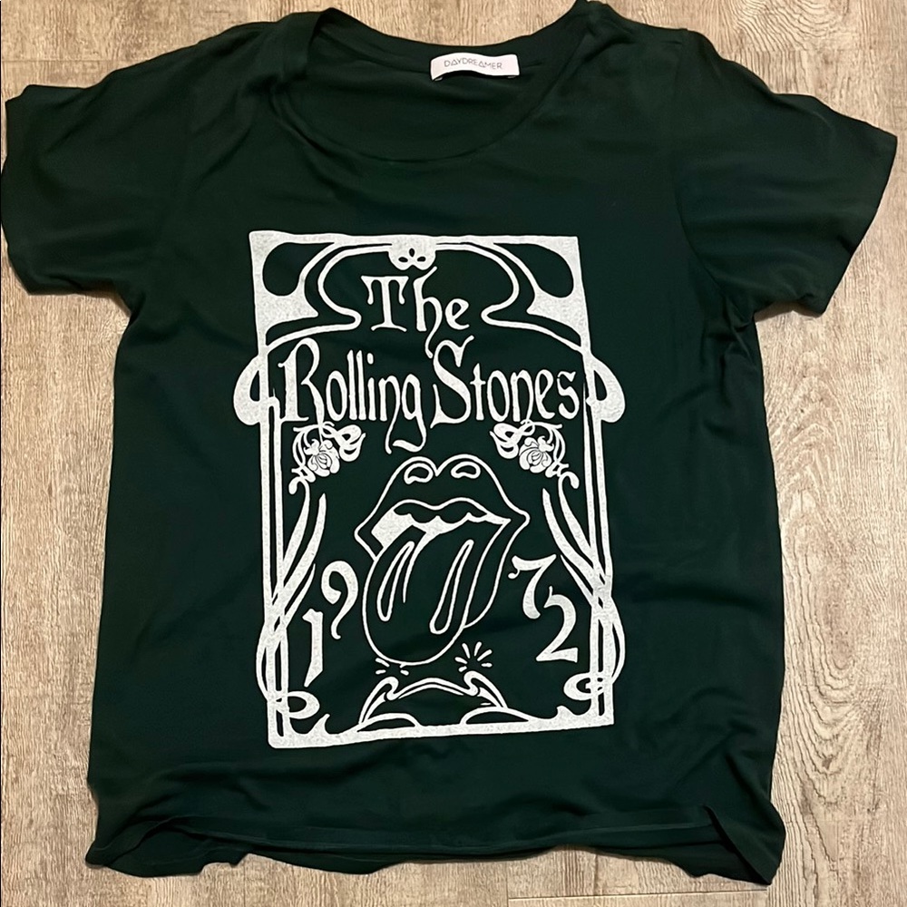 Daydreamer Green Rolling Stones Graphic Tee